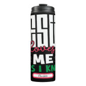 イエスは私の知る限り私を愛している タンブラー (正面)