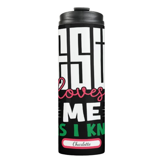 イエスは私の知る限り私を愛している タンブラー (正面)