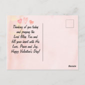 「イエスは私の知る限り私を愛している」バレンタインデー ポストカード (裏面)