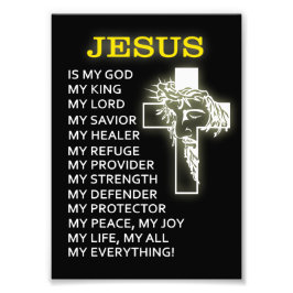 イエスは私の神である フォトプリント