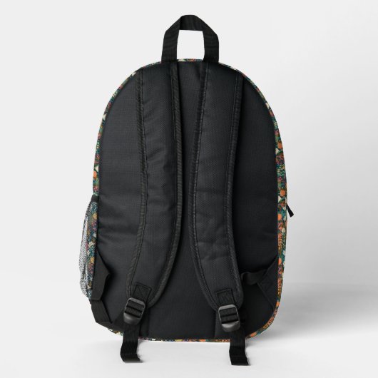 "イエスは私の背中を持っている"フローラプリントカットソーBackpack プリントバックパック (裏面)