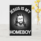 イエスは私の親友 面白いクリスチャン聖書Tシャツ カード (黄色い花)