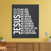 イエスは私の…すべて キャンバスプリント (インサイチュ (リビング))
