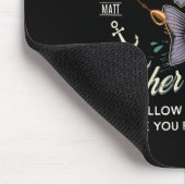 イエスは私を人々のクリスチャンの魚のおもしろい釣り人にした マウスパッド (コーナー)