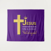 イエスは私を復活祭に連れて行ってくれた タペストリー (正面(横))