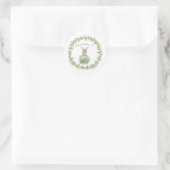 イエスは私を愛しているバニー ラウンドシール (バッグ)