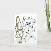 イエスは私を愛している サンキューカード (正面)