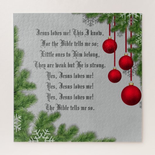 イエスは私を愛している ジグソーパズル (縦)