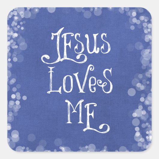 イエスは私を愛している スクエアシール (正面)