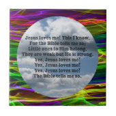 イエスは私を愛している タイル (正面)