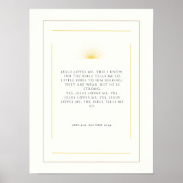 イエスは私を愛している。 ポスター