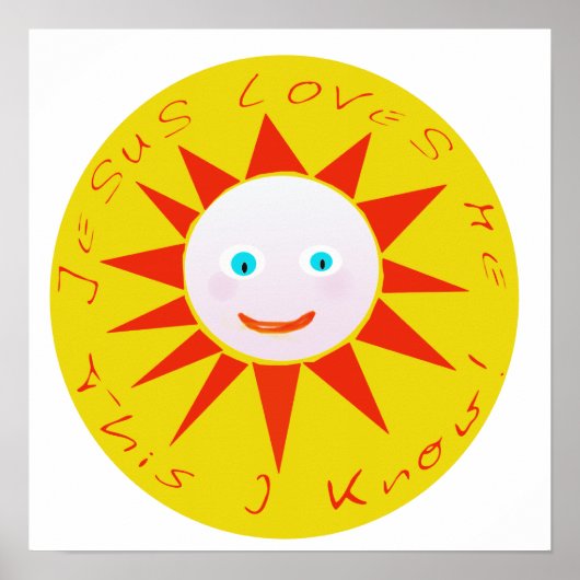 イエスは私を愛している ポスター (正面)