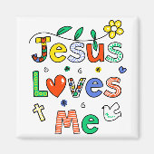 イエスは私を愛している マグネット (正面)