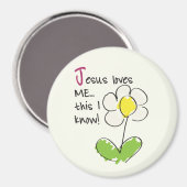 イエスは私を愛している マグネット (正面/裏面)