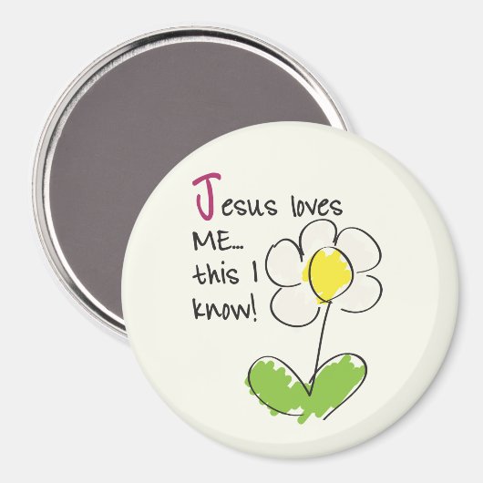 イエスは私を愛している マグネット (正面/裏面)