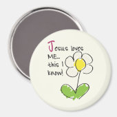 イエスは私を愛している マグネット (正面/裏面)