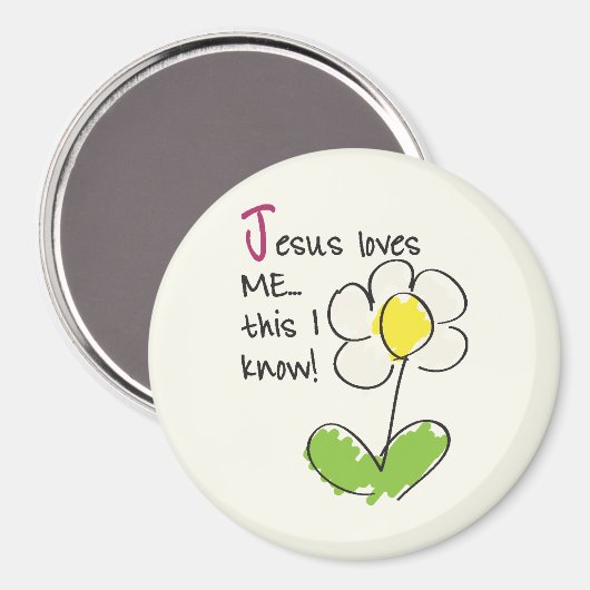イエスは私を愛している マグネット (正面/裏面)