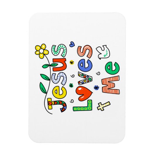 イエスは私を愛している マグネット (縦)