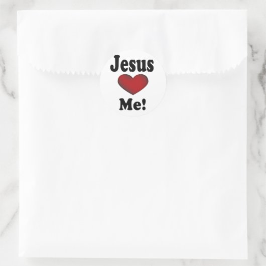 イエスは私を愛している ラウンドシール (バッグ)