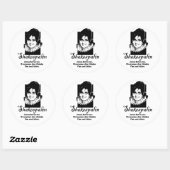 イエスは私を愛している。他の考え人は私は馬鹿だ ラウンドシール (シート)