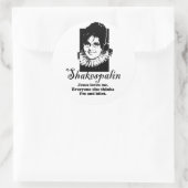 イエスは私を愛している。他の考え人は私は馬鹿だ ラウンドシール (バッグ)