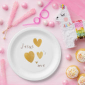イエスは私を愛している。紙プレートモダン。 ペーパープレート (パーティー)