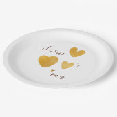 イエスは私を愛している。紙プレートモダン。 ペーパープレート (アングル)