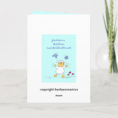 イエスは私を愛している。羊、グリーティングカード カード (裏面)