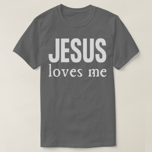 イエスは私を愛している Tシャツ (デザイン正面)