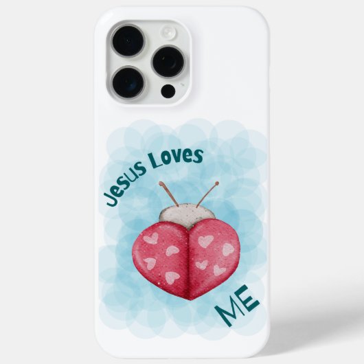 イエスは私を愛してくださる モダンなインスピレーションの引用 Case-Mate iPhoneケース (裏面)