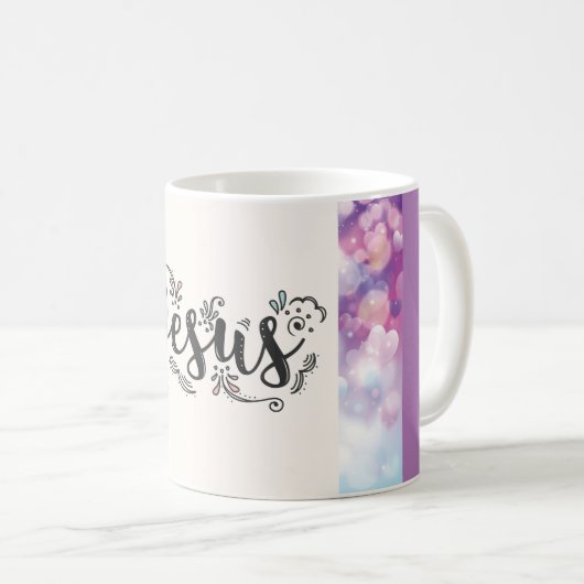 イエスは私を愛しマグカップ コーヒーマグカップ (正面右)