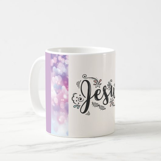 イエスは私を愛しマグカップ コーヒーマグカップ (正面左)