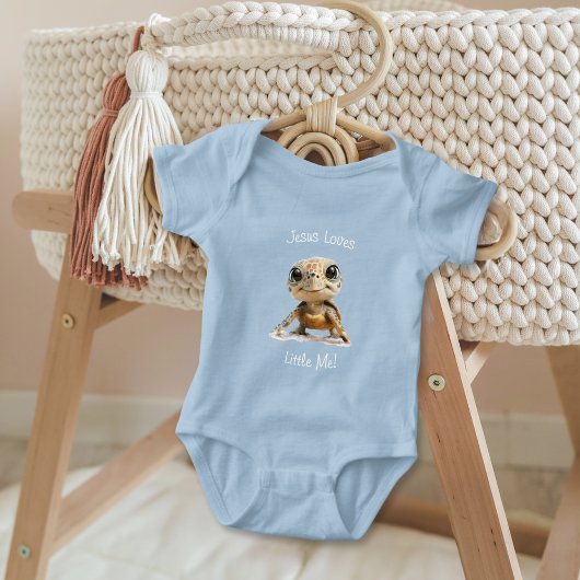 イエスは私を愛しワンピース ベビーボディスーツ