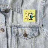 イエスは私を愛し、彼も女の子を愛している 缶バッジ (インサイチュ)