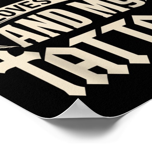 イエスは私を愛し、私の入れ墨は入れ墨& T ポスター (角)