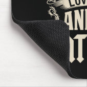 イエスは私を愛し、私の入れ墨は入れ墨& T マウスパッド (コーナー)