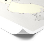 イエスは私を愛するヨハネ3:16ベビーダックのポスター ポスター (角)