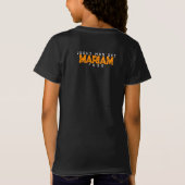 イエスは私を解放した キリスト教 信仰 少女 Tシャツ (裏面)