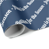 イエスは紺地の原因 ラッピングペーパー (ロールコーナー)