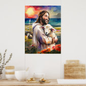 イエスは羊を見失ったつけた ポスター (キッチン)