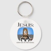 イエスは自分の番の合図を使う キーホルダー (正面)