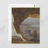 イエスは荒野で誘惑された ポストカード (正面/裏面)