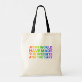 イエスは袋を盗む トートバッグ (裏面)