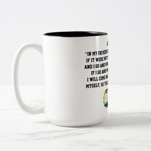 イエスは言った ツートーンマグカップ (左)