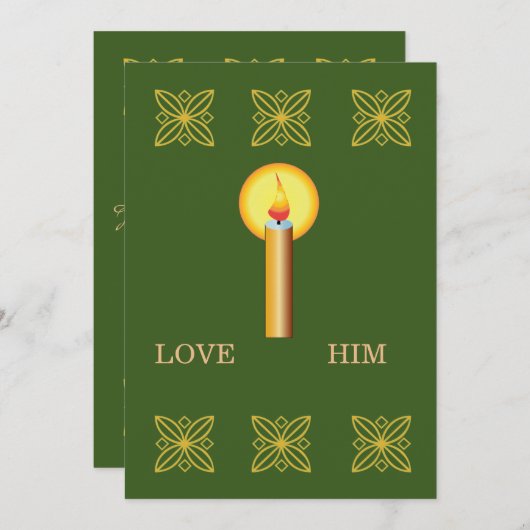 イエスは言っ来た、私は光として世界に入ってきた。 シーズンカード (正面/裏面)