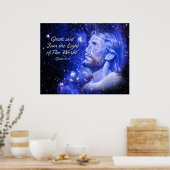 イエスは言われた、「私は…プリント ポスター (キッチン)