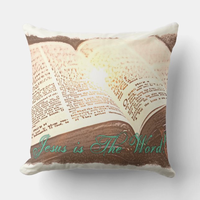 イエスは言葉だ！ アウトドアクッション (正面)