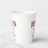 イエスは説教を始めた。マタイ4:17 紙コップ (左)