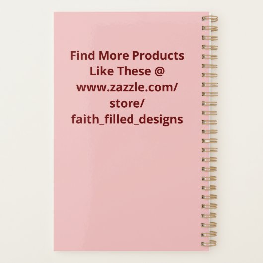 イエスは説教を始めた – 聖書エレガント節 プランナー手帳 (裏面)