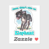 イエスは象に乗らなかった シール (シート)